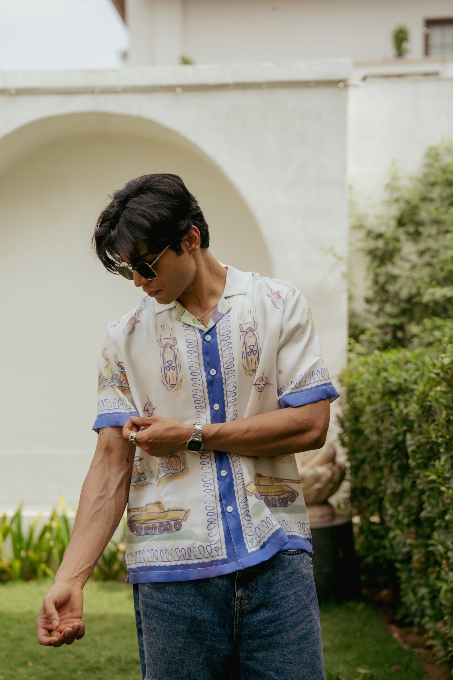 Battlefield Vista Relaxed Fit Cuban Collar Shirt