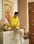 Summer Citrus Splash Ganganagry kurta