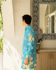 Aqua Blossom Ganganagery Kurta