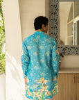 Aqua Blossom Ganganagery Kurta