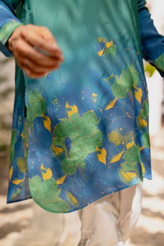 Aqua Elegance Ganganagry kurta