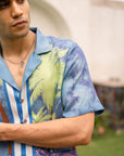Coastal Breeze Relaxed Fit Cuban Shirt