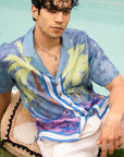 Coastal Breeze Relaxed Fit Cuban Shirt