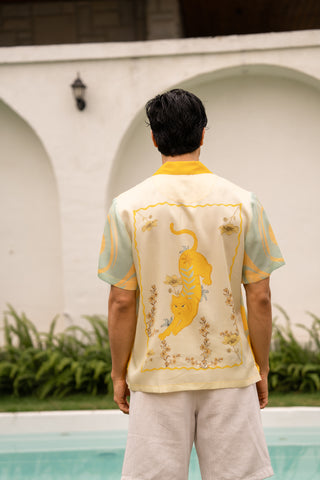 Sunwave Breeze Relaxed Fit Cuban  Shirt