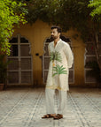 Palm Oasis Zipper Kurta