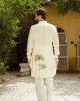 Palm Oasis Zipper Kurta
