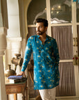 Cerulean Petal Ganganagery Kurta