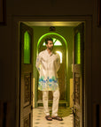 Wildflower Horizon Blue Ganganagery Kurta