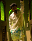 Wildflower Horizon Blue Ganganagery Kurta