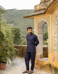 Navy Terrain Mandarin Cord Set