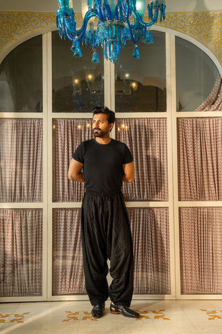 Black - Patiala Pant