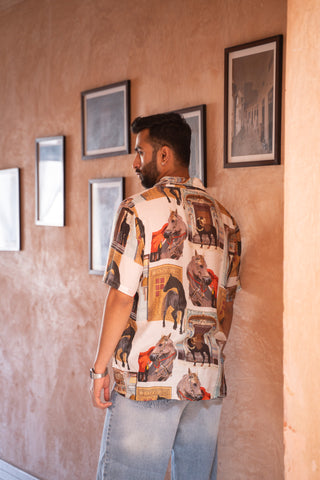 Marwari War Horse Oversized Shirt