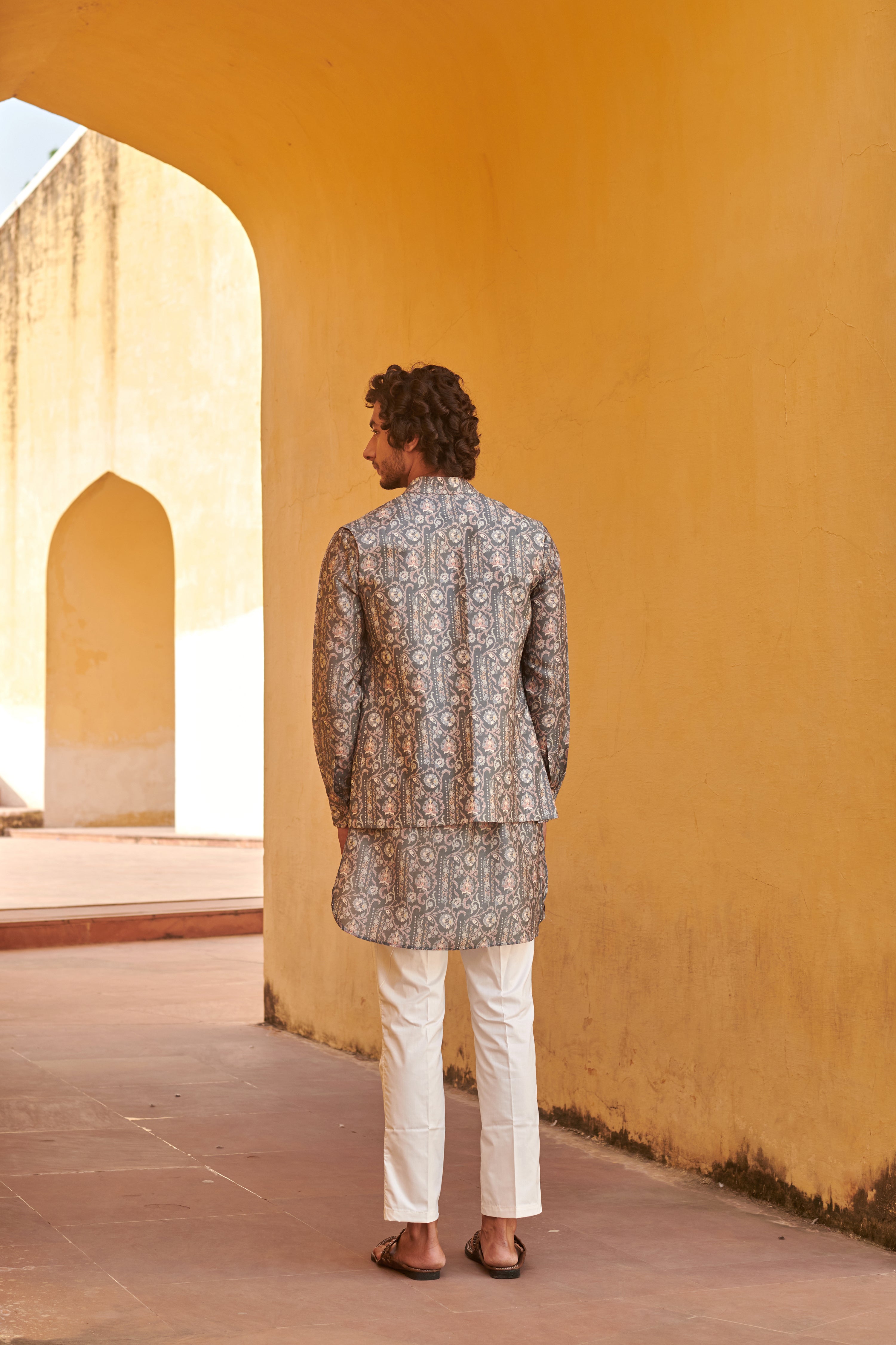 Francis Grey Kurta and Jacket Set