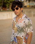 Tropical Euphoria Relaxed Fit Cuban  Shirt