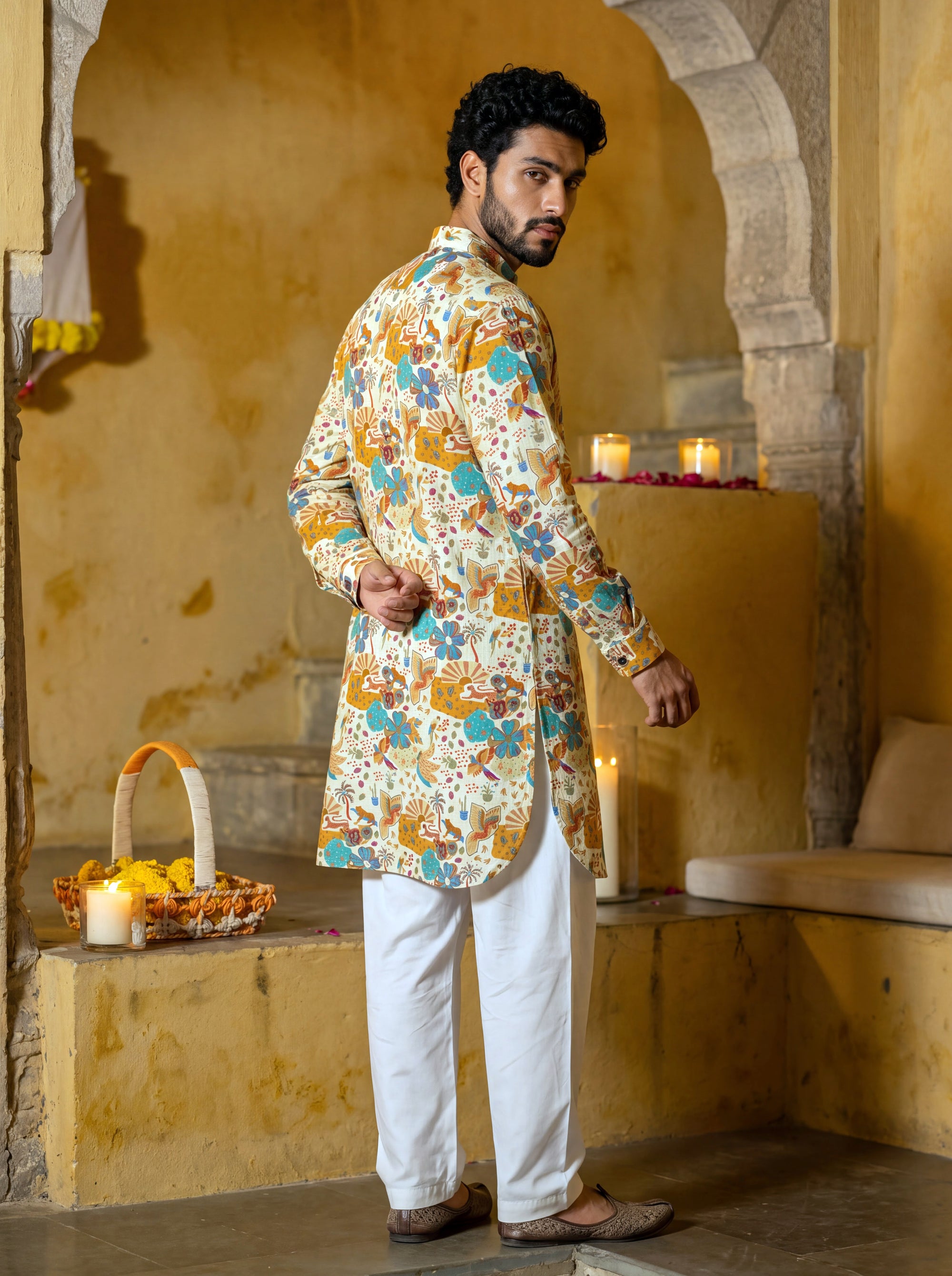 Ivory Artisan Ganganagery Kurta