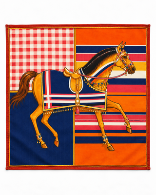Regal Horse Pocket Square