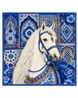 Royal Blue Stallion Pocket Square