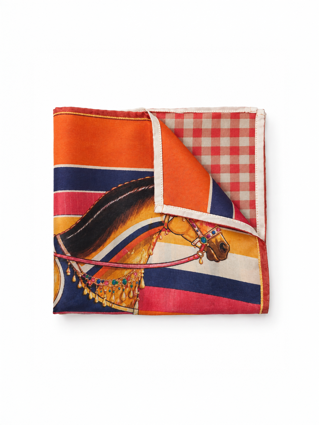 Regal Horse Pocket Square