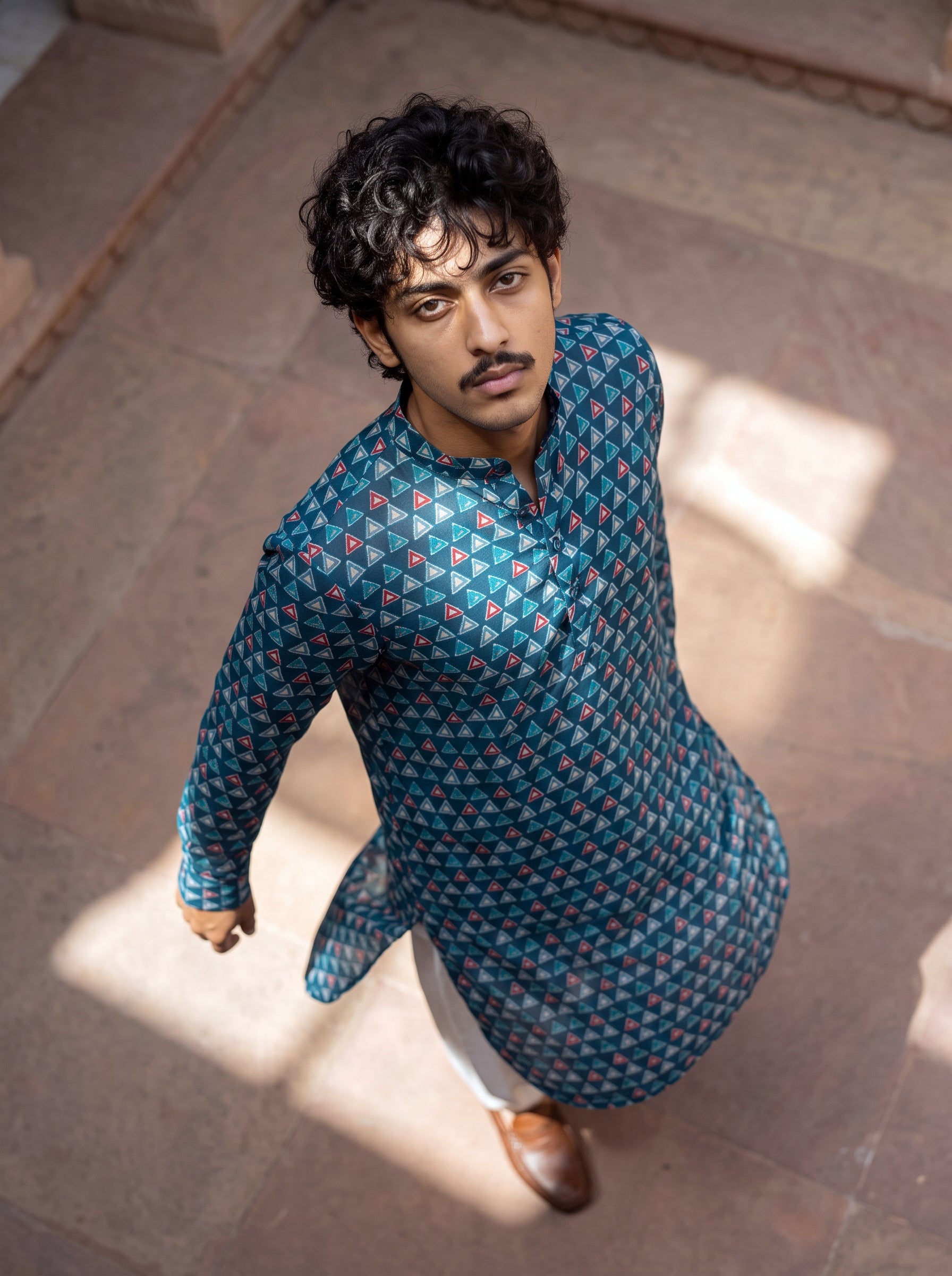 The Ocean Mosaic Ganganagery Kurta