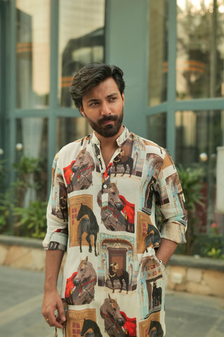 Marwari War Horse Ganganagery Kurta