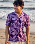 Electric Mirage Flow Relaxed Fit Cuban  Shirt