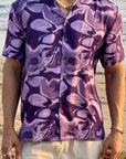 Electric Mirage Flow Relaxed Fit Cuban  Shirt