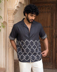 Black Nomad Relaxed Fit Cuban Shirt