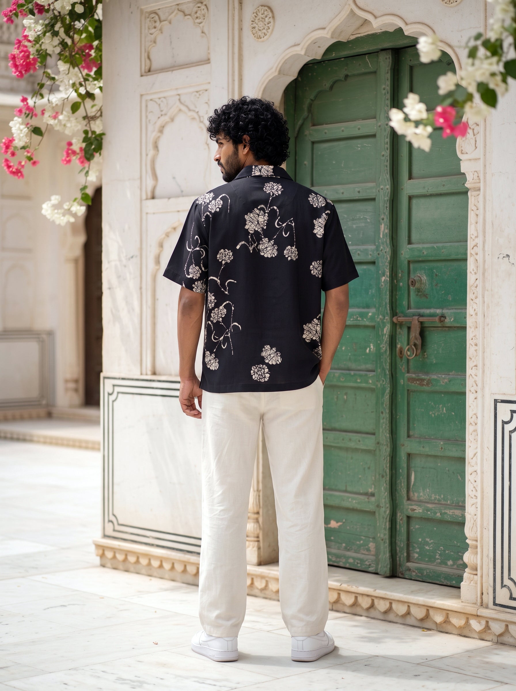 Black Orchid Relaxed Fit Cuban Shirt