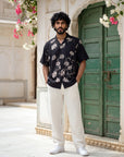 Black Orchid Relaxed Fit Cuban Shirt