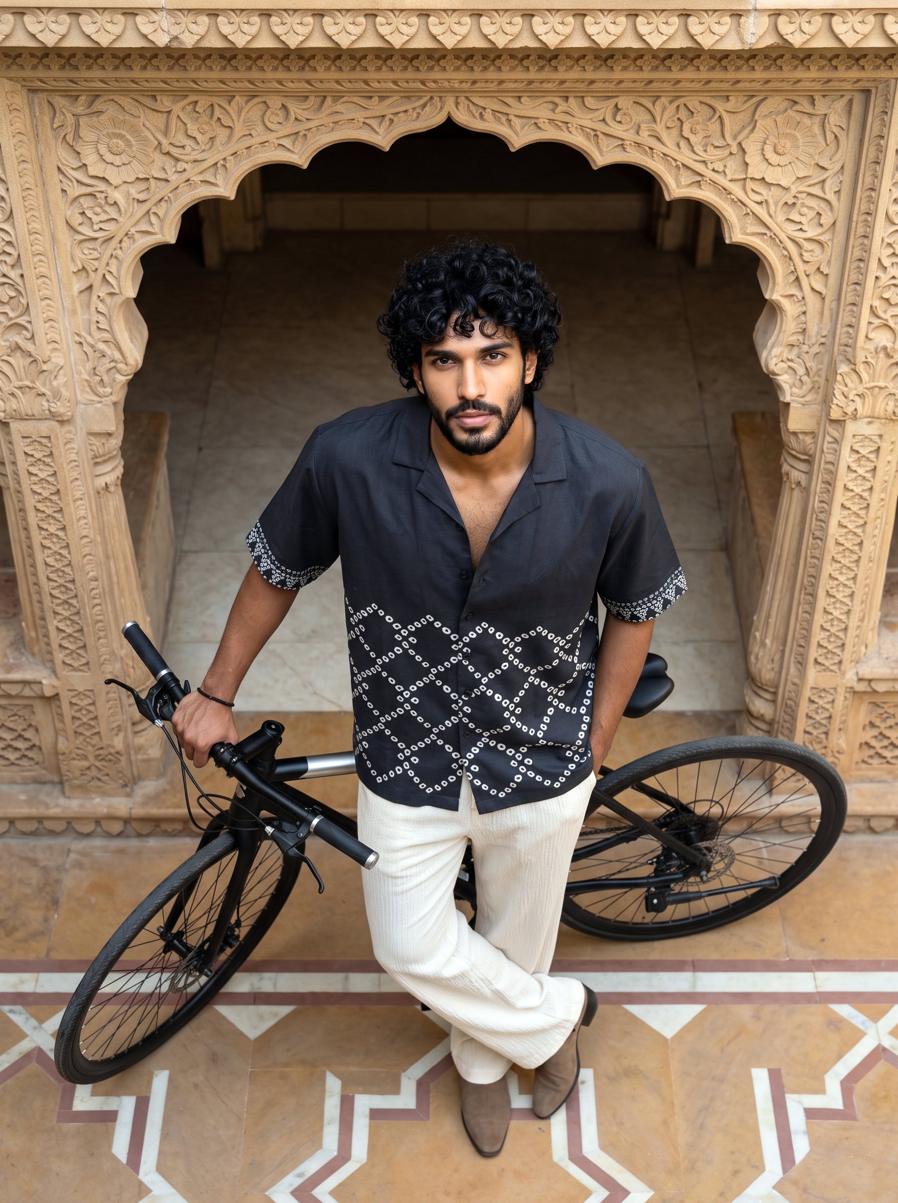 Black Nomad Relaxed Fit Cuban Shirt
