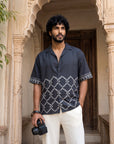 Black Nomad Relaxed Fit Cuban Shirt