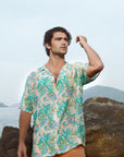 Talc floral Cream Oversize Shirt