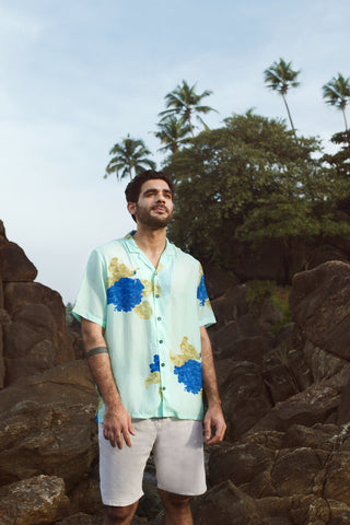 Freesia Blue Oversize Shirt