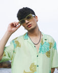 Freesia Green Oversize Shirt
