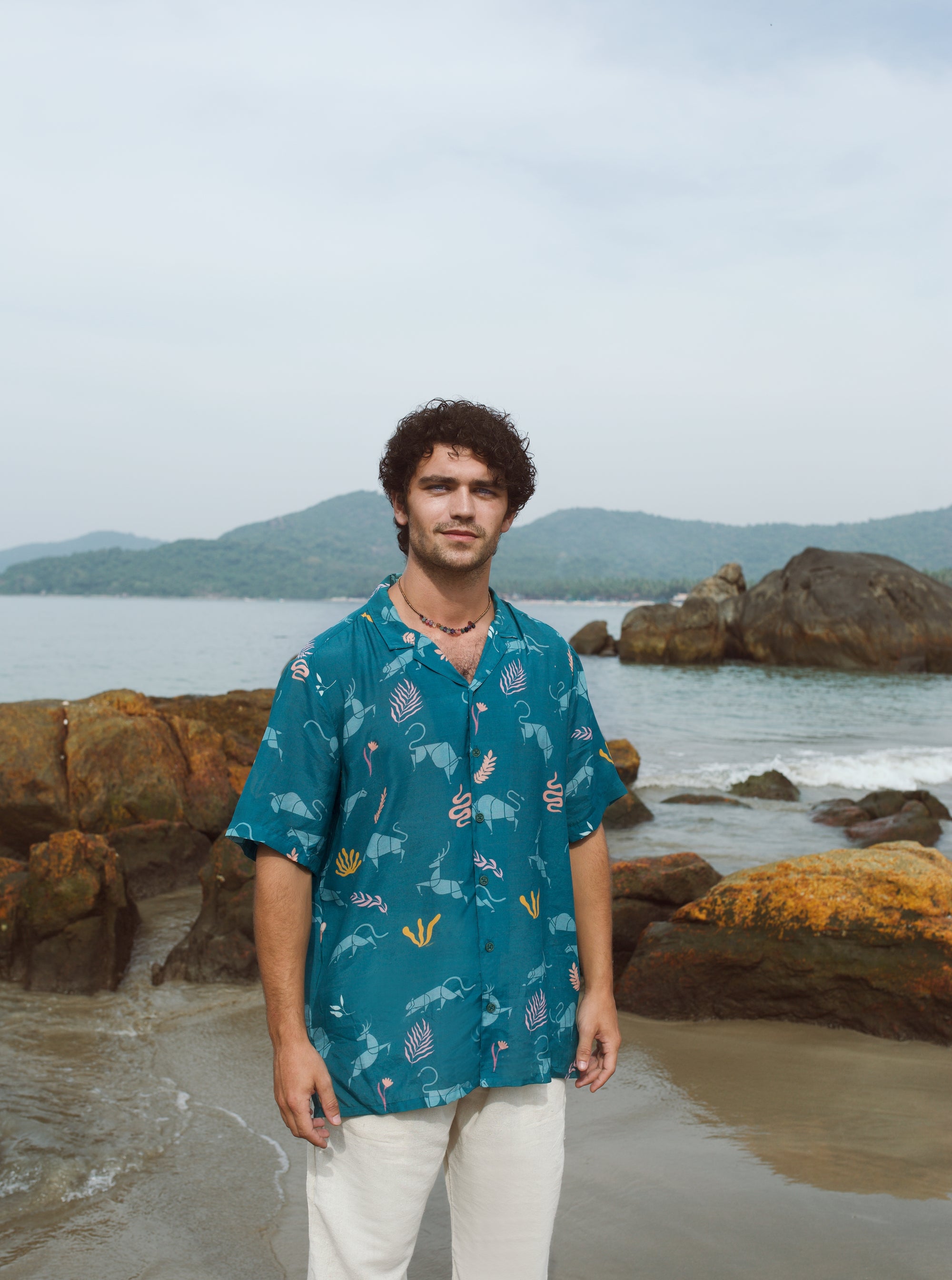 Mexican Blue Oversize Shirt