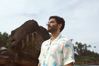 Scoth Bull Cream Oversize Shirt