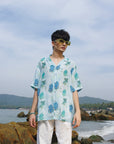 Leopard Ice White Oversize Shirt