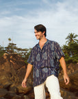 Khajuraho Blue Oversize Shirt