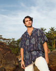 Khajuraho Blue Oversize Shirt
