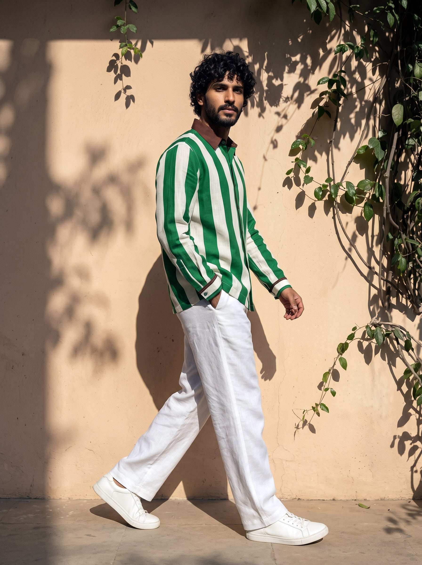 Riviera Green Oxford Shirt