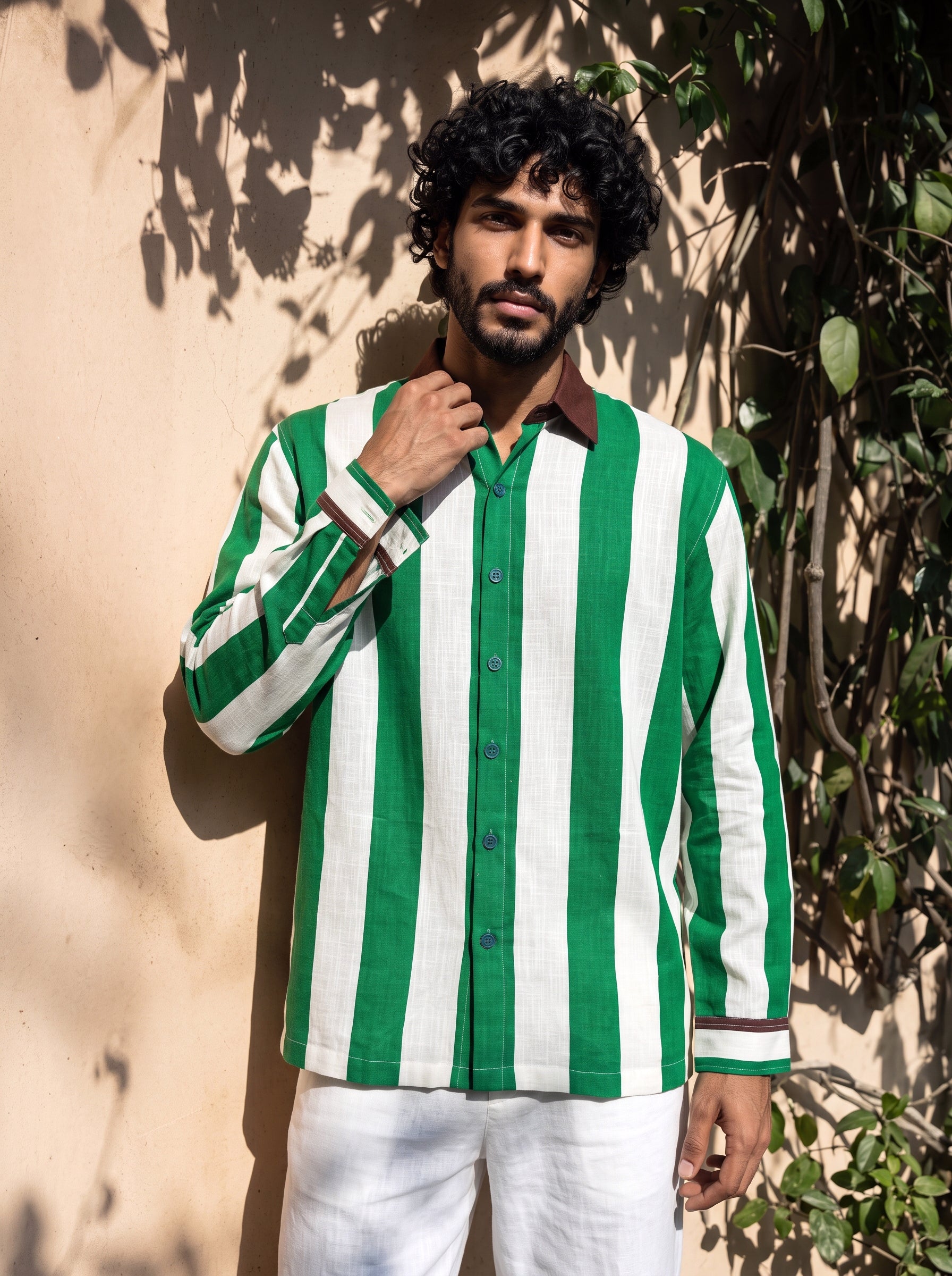 Riviera Green Oxford Shirt