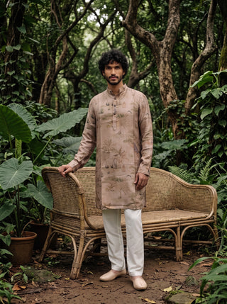 Rustic Wilderness Ganganagery Kurta