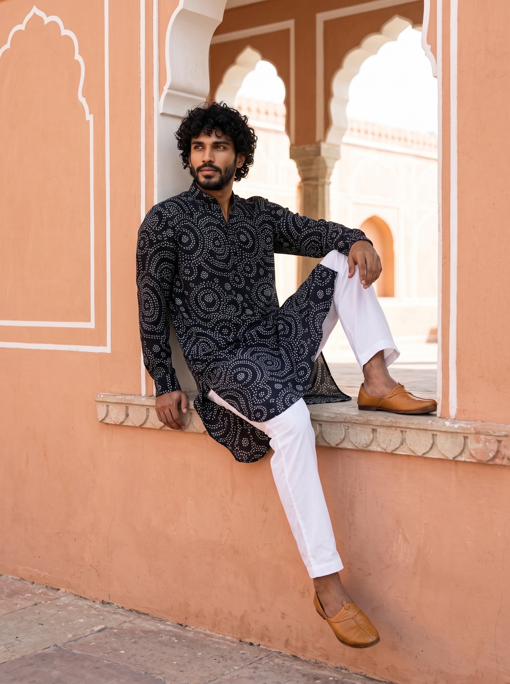 Black Orbit Ganganagery Kurta