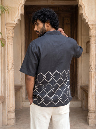Black Nomad Relaxed Fit Cuban Shirt