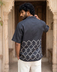 Black Nomad Relaxed Fit Cuban Shirt