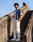 Palace Blue Relaxed Fit Cuban Shirt
