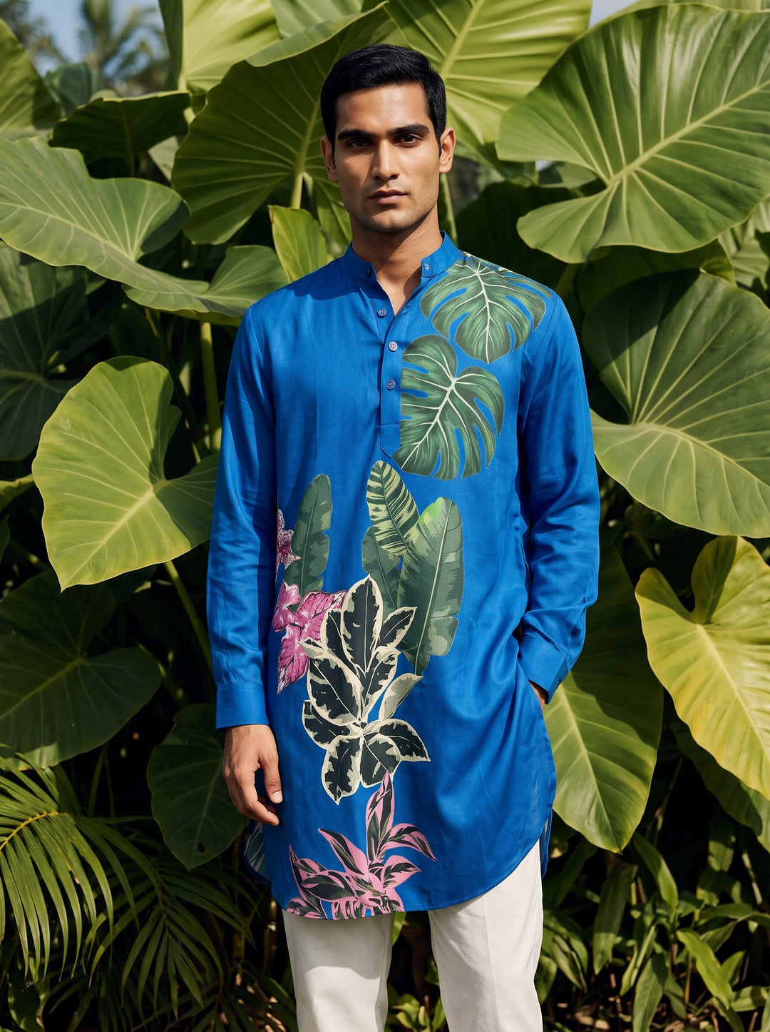 Blue Botanica Ganganagery Kurta