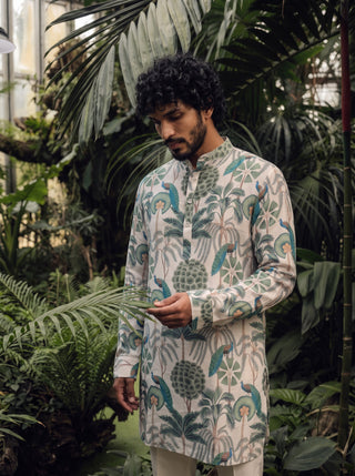 Tropical Oasis Heritage Ganganagery Kurta