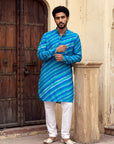 Blue Breeze Leheriya Ganganagery Kurta