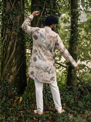 Wild Kingdom Heritage Ganganagery Kurta